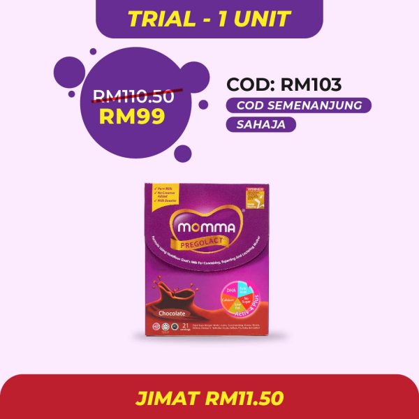 MOMMA® Pregolact® Set Trial (Untuk Ikhtiar Hamil)
