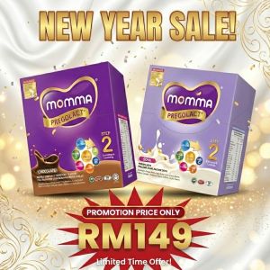Promosi MOMMA® Pregolact® NEW YEAR SALE- Chocolate & Soya