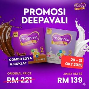 Promosi MOMMA® Pregolact® Hari Malaysia - Chocolate & Soya