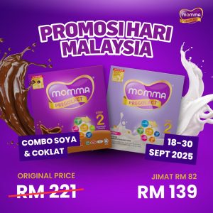 Promosi MOMMA® Pregolact® Hari Malaysia - Chocolate & Soya