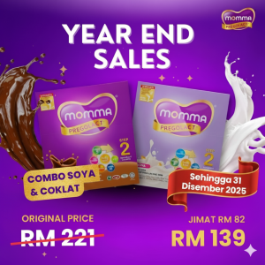 Promosi MOMMA® Pregolact® Year End Sale- Chocolate & Soya